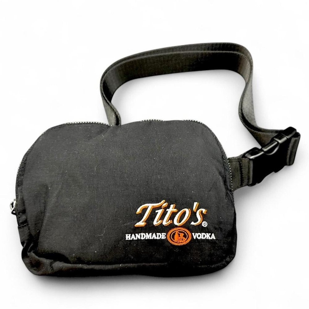 Tito’s Handmade Vodka Belt Bag - Rare Orange Bottle Print Lining